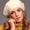 Kadın Lady Beret Örgülü Baggy Örgü Tığ işi Beanie Şapka Kapağı Kış Sıcak 230920