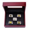 5 PC Box Set H Arle Y -Davidso N Motorcykel Retro Ring Championship Ring 8-13 Storlek 240102