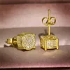 Stallone orecchini vintage gioielli vintage 925 sterling in argento oro riempimento pavoso zaffiro diamanti diamanti scintillanti donne orecchini per amante