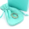 Rings Jewelry t Ring Asian Gold Fashion Jewelry Zircon Full Diamond Personalized Trend 19E3