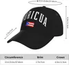 Casquettes de baseball Drapeau de Porto Rico Chapeau de baseball Protection solaire Camionneur extérieur Taille réglable pour femmes hommes