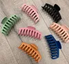 Mädchen Haarschmuck Clips 1pc Koreanische Haarnadeln Für Feste Kopfbedeckung Haarspange Große Acryl Frauen Haar Krallen Elegante Matt sqcuC2223521