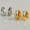 Stud Hoop Huggie Letter Design Earrings Circle Simple New Fashion Womens Earring for Woman High Quality 2 Color 2024