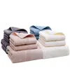 Asciugamano da bagno in puro cotone spesso 70x140 cm per coppie di adulti Asciugamani da spiaggia ad asciugatura rapida morbido assorbente Accappatoio per casa ed esterno