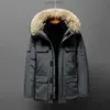 Parkas pour hommes Designer canadien hommes vestes manteaux vêtements de travail d'hiver veste extérieure épaissie mode maintien au chaud couple diffusion en direct Gooses012