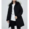 Coat designer woman down jacket winter long jackets Canadian women's down jacket fashion brand white duck down large pocket warm top women's windproof clothing z6