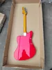 Ome Guitarra Elétrica Basswood Corpo Acabamento Brilhante Pescoço De Bordo Vermelho