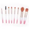 Makeup Brushes 8pcs Soft Fluffy Set For Cosmetics Foundation Blush Powder Eyeshadow Kabuki Blending Beauty Tools