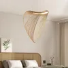 Designer żyrandoli wielowarstwowy żyrandol drewniany Nordic Illan Lampa do sypialni na poddaszu Dekorun