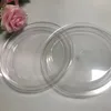 Vaisselle jetable 20 pièces assiette ronde collation aux fruits assiettes de fête en plastique Transparent plateau de stockage séché