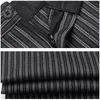 Chef Pants Restaurant Uniform Trousers Gray Striped Elastic Workwear for Men Zebra Cook Costume 240102