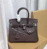 Novo designer de luxo rock zíper saco grande capacidade casual bolsa ombro simples bolsa de couro swift feminina grande carteira clássica marca prata hardware