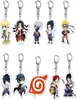 20 Stück/Menge Anime S Cartoon Schlüsselanhänger Acryl Uchiha Sasuke Doppelseitiger transparenter Schlüsselanhänger Schmuck für Fans Geschenke H11261761851