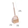 Small Broom och Dustpan Set Learning Sweeping Tool Toddlers Broom For Home Bedroom Kitchen Cleaning Toy 240103