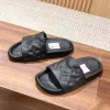 Women's embossed rubber Slippers lady fashion slide WATERFRONT flat sandale Men luxurys Designer sandals Summer 2024 New styel Casual sliders Beach loafer gift mule