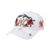 2024 Nouveau designer Hatmlb Version coréenne Casquette de baseball Ny Hommes Été et Automne Casquette de langue de canard La Sun Shading Sun Outdoor Rose