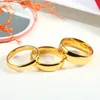 Классические кольца из карбида вольфрама Glod Color 4/6/8 мм для женщин и мужчин, обручальные кольца для пар, цирконий, помолвка, рождественский подарок, ювелирные изделия 240102