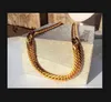 Fina bröllopsmycken 24K Real Yellow Gold Finish Solid Heavy 9mm XL Miami Cuban Curn Link Necklace Chain Package262v23087120315