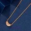 High Quality Tifannissm Stainless Steel Designer Necklace Jewellery T Family V Gold Acacia Beans and Silver Female Simple Temperam Have Original Box