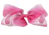 Kids 4pcsLot 7 Large Ombre Full Rhinestone Hair Bow With Clip Girl Dance Hairpin Boutique Hair Accessories5449263