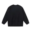 Men's Sweaters Sweater Basic Style Autumn Pocket Triangle Mark Black Round Neck Pullover Loose Comfortable Men