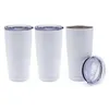 Muggar PROMOTION Håll kallt resevakuumisolerad regelbunden kaffemugg 20oz tumbler sublimering te vatten kopp med glidlock