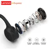 Earphones Original Lenovo X5 Bone Conduction Earphone Bluetooth Wireless Weadphones IPX8 Waterproof Sports Earbuds TWS 8GB Memory Headset