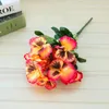 Decorative Flowers Artificial Cherry Blossoms Baby's Breath Gypsophila Fake DIY Wedding Home Vase Decoration Faux Branch