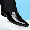 Männer Leder Schuhe Business Klassische Büro Schuhe für Männer Muster Männer Kleid Schuhe Atmungsaktive Marke Casual Schuhe 240102