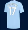 23 24プレーヤーサッカージャージHaaland de Bruyne Phillips Mans Cities Grealish Ferran Mahrez Foden Bernardo Cancelo Z Rodrigo Football Shirt Men Kids Kit Uniforms Tops