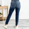 Women's Pants Women High Waist Skinny Stretchy Jeans Slim Fit Leg With Pocket BuLifting Causal Full Length Trousers Vintage