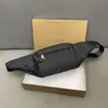Nylon fabric check waist pack shoulder bag Men's crossbody bag letter waist pack luxury design 30*14cm dust bag