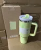Simple Designer 40oz Stainless Steel Cups with Silicone handle Lid And Straw Car mugs Keep Drinking Cold Water Bottles