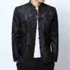 Kurtki męskie Unikalne etniczne styl długotraseeved Fashion Classic Printing Jacket Men Rozmiar S-4xl Fit Elegancki płaszcz męski