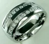 His mens stainless steel solid ring band wedding engagment ring size from 8 9 10 11 12 13 14 155842309