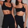 Tissu doux et extensible, sous-vêtements Yoga à sangle unique, ourlet incurvé, haut de Fitness, séchage rapide, soutien léger, soutien-gorge de Sport Pilates, 240102