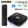 Box Android 12.0 Smart TV Box HK1 RBOX H8S ALLWINNER H618 BT4.0 Media Player 2.4G5G double WiFi 6K HD Set Top Box