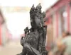 Decorative Figurines Tibet Bronze Copper God Green Tara Kwan-yin Guanyin Bodhisattva Buddha Statue