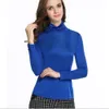 vêtements d'hiver en soie pour femmes col roulé chaud femmes thermique usure intérieure couche de base petit haut sous-vêtements femme vêtements thermiques 240103