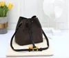 Luxuriöse Damen-Eimer aus echtem Leder, Designer-Tasche mit Kordelzug, geprägte Clutch-Taschen, Riemen, Herren-Cross-Body-Top-Griff, Totes-Handtasche, Schultertaschen