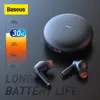 Fones de ouvido Baseus Bowie EX TWS Fones de ouvido 5.3 Bluetooth Controle de toque com cancelamento de ruído Fones de ouvido para jogos sem fio