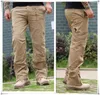 Pants Tactical Pants Army Male Camo Jogger Plus Size Cotton Trousers Multi Pocket Zip Military Style Camouflage Black Men's Cargo Pant