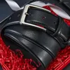 男性用の本革ベルト高品質のピンバックルジーンズカウスキンカジュアルビジネスカウボーイウエストバンドストラップギフト