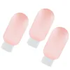 Bewaarflessen 3 stuks Huidverzorgingsproducten Subflessen Shampoo Lotion Kleine reiscontainers Toiletartikelen voor maat leeg