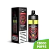 Happ 12k Puffs Vapes Yeniden doldurulmuş 16ml% 5% 5 Güç Vape Suyu 12000 Puflar Tek Kullanımlık Saf Taste Elektronik Sigara