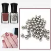 Kit per nail art 100 pezzi di sfere per miscelazione smalto per perline in acciaio per vernice Set strumenti per l'equilibrio manicure per unghie T2U8