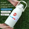 1700ml Travel Thermos Mug Large Capacity Thermo Bottle Stainless Steel Water with Straw Insulated Cup Kids Gifts 240102