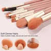 Makeup Brushes 8pcs Soft Fluffy Set For Cosmetics Foundation Blush Powder Eyeshadow Kabuki Blending Beauty Tools