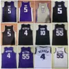 Basquete Deaaron Fox Jersey 5 Domantas Sabonis 10 Man City ganhou Jason Williams 55 Chris Webber 4 Vintage Retro All Stitched Classic Icon