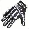 Heren Designer Biker Racing Handschoenen Zomer Winter Vijf Vingers Handschoenen Vinger Beschermd Schedel Gedrukt Ademende Handschoenen6031687